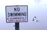 no swimming