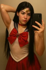 20250607_0230_Sailor Mars Cosplay Selfie_remix_01jx4h8dapfnn9ygt94g8h592j