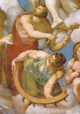 Daniele da Volterra&#039;s repainted versions of Saint Catherine and Saint Blaise