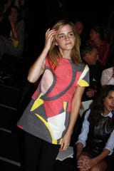 Emma Watson 2008 October 2 - Paris Fashion Week - Giambattista Valli Show