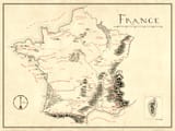 France as Middle Earth map