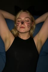 20250707_2115_Elle Fanning Cat Costume_simple_compose_01jzkshe51ee8vvbm3ebsr4fsv