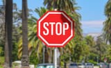 weird stop sign