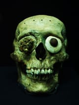 adorned mexica mask, Tenochtitlán, 14c AD