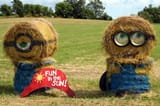 minion hay sculpture