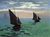 1868 Fishing Boats at Sea
