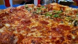 pizza with two flavors