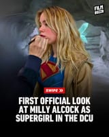 DC Studios has revealed a first official look at Milly Alcock as Supergirl in the DCU.Her solo ‘