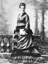 1874 Studio portrait of a Mrs Brealey by Elliot &amp; Fry