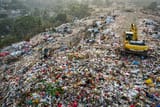 huge landfill in indonesia