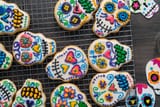 skull cookies