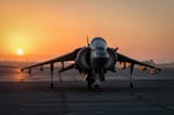 HarrierII_Sunset