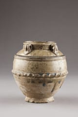 sui dynasty grey stoneware jar