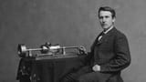 Edison-and-phonograph