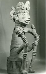 Ancient West Mexico, sitting figure