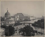 View from Illinois Building, south to Colonnade