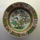 kangxi famille verte plate