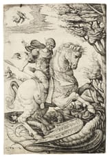 Daniel Hopfer - Saint Geroge on Horseback Slaying the Dragon
