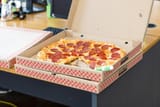 kirkland (costco) pizza in box