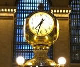 the clock of grand central station