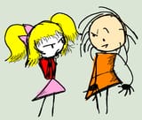 Little stick girls