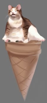 Icecream cat