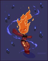 fire lady swirl