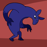 Jerry the Blue aardvark