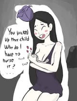 She can NOT lactate