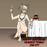 Himiko Toga Birthday Cake (Underwear Off - Dildo)