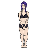 Cécile Croomy In Her Bra &amp; Underwear (Ver. A)