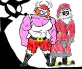 Mandigo, Wendannigo, and NP Santa 