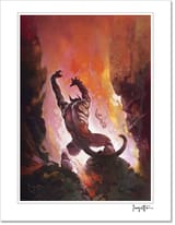 frazetta fire demon