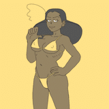 Gold bikini wip