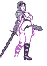 armored lady