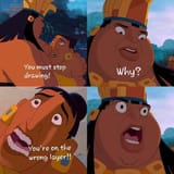 you must stop drawing