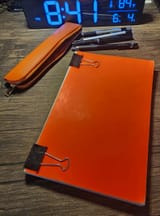 photo sketchbook scratch paper binder clips 2025JUN04