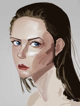 first portrait 10 months ago because ive drawn so rarely lol