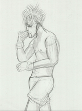 fighter pose