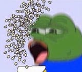 팝콘 먹다가 다 쏟아버린 멍청한 개구리