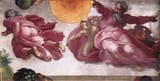 &#039;Creation of the Sun, Moon, and Plants&#039; - Michelangelo