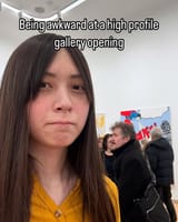 my waifu Alisa Chung at the art gallery