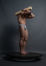 Male Anatomy (Standing Turnaround Poses) (160)