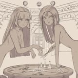 Naomi and Mina Experimenting Nude