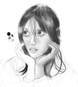 Shelley Duvall wip paint ex