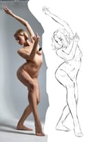 posing