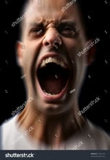 Angry Man Screaming Stock Photo 17451718 | Shutterstock