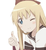 yuriyuri_thumbup_kyoko