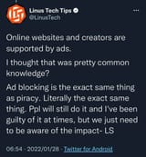 linus adblock