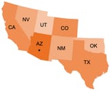 Map-US-SW